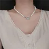 Viviennes Westwoods West Earth Planet Pearl Necklace Womens Minimalist Shining Diamond Saturn Pendant West Inlaid Diamond Collar Chain