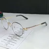 Gold 0290o Round Eyeglasses Glasses Frame clear lens glasses mens shades eye glasses frames New with Box251s