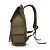 High Quality Canvas Men Backpack Large Shoulder School Bag Rucksack For Boys Travel Fashion Camping Bags Simple 240229