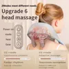 Shiatsu elétrico costas pescoço ombro corpo massageador infravermelho aquecido 4d amassar carhome massagem xale presente 240309