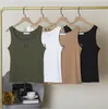 Dames T-shirts Zomer Dames Tops Tees Crop Top Borduren Sexy Off-shoulder Zwarte Tank Top Casual Mouwloos Backless Top Shirts Effen Kleur Ves