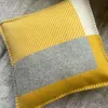 TOP QUAILTY NOVA Cor Amarelo Cobertores E Almofada Grosso Casa Sofá Cobertor bege laranja preto vermelho cinza marinho Grande Size245N