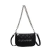 Factory Direct Store Lingge Leisure Chain Bag for Womens Spring 2024 Ny trendmode mångsidig japansk och koreansk axel