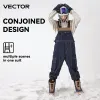 Broek vector verdikt heren en dames denim riembroeken windbestendig warm houden slijtvaste snowboarden buitensporten