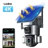 Solar Security Outdoor 4G-camera Dubbele lens 10X optische zoom Auto Tracking Wifi Professional