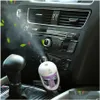 Carro Outros Auto Eletrônicos Novo 12V Steam Mini Purificador de Ar Umidificador Aroma Difusor Óleo Essencial Aromaterapia Mist Maker Pulverizador para Dh15X