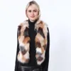 Haining Imitation Fox Fur Vest New Women's Short Korean Colored Shoulder Jacket 679633