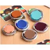 Compact Mirrors Cosmetic Compact Mirror Engraved Crystal Magnifying Mti Color Make Up Wedding Favor Gift Drop Delivery Health Beauty M Dhkix