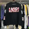 Designer Amirs Hoodie Mode Streetwear Herbstwinter Neues Produkt Amirs 22 Fußball Kokosnussbaum lockerer lässiger Rundhalspullover 527