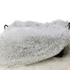 Blankets 60 70cm Baby Soft Faux Fur Fabric Pography Props Born Pographic Backdrops Blanket Basket Stuffer
