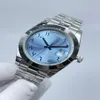 MENS TWATES AAA AUTOMATISK Rörelse Mekanisk klocka Rostfritt stålfodral med Sapphire Crystal Designer Luxury Wristwatch Ice Out241E