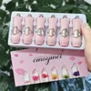 6 PCSSET Hydratant Gelée Cristal Clair Fleur Séchée Rouge À Lèvres Longue Durée Changement De Couleur Ensemble Rose Brillant À Lèvres Cosmétique 240229