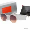 Occhiali da sole di lusso Raybans Uomo Occhiali da sole ovali Designer Raggi rotondi in metallo Specchio per donna 3447 Occhiali da sole polarizzati Bans Mens Lunette 19kz #