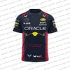 Homens camisetas Homens T-shirt de manga curta Vestuário Esportes radicais F1 Fórmula 1 Werstappen e Checo 2024 Novo