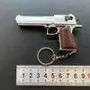 Gun Toys 1 3 High Quality Metal Model Desert Eagle Keychain Toy Gun Miniature Alloy Pistol Collection Toy Gift Pendant T240313