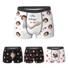 Personalize Boxer with Face Custom Po Mans Underwear Gift for Man Boyfriend AnniversaryBirthdayWedding Gifts 240305