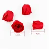 Couronnes de fleurs décoratives en gros 81pcs / boîte savon rose à la main fleurs séchées artificielles fête des mères mariage Saint-Valentin Noël Dhjdd