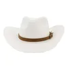 Casquettes de balle Large Cowboy Wild Hat Western Femmes Hommes Cap Beach Brim Baseball The Ciboulette