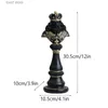 Obiekty dekoracyjne figurki Northeuins 30 cm Międzynarodowe figurki szachowe dla wnętrz król Królowa Knight Chess Statue Chessmen Home Deaktop Dekoracja T2
