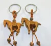 Chaveiros Handmade Escultura De Madeira Sorte Elefante Chaveiro Chaveiro Anel Mal Defende Pingente Mulheres Menina Artesanato Presentes