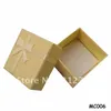 Whole- By China Post- Nowa pełna papierowa biżuteria pudełko prezentowe 4 4 ​​3 cm więcej kolorowych pierścień pudełko 144pcs lot241l