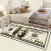 USA Creative 3D matta Vintage Valuta Pengar 100 Bill Dollar målning Golvmatta veranda matta hem vardagsrummet sängdekor 2282A