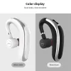 Single Ear Bluetooth 5.0 Headset With Mic Car Business Wireless Headphone Ear Hook In-Ear Earbuds Nosie Reduction Clear Call