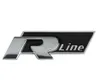 Bilens främre bildekal Car Tail Logo R R-Line Logo Emblem Badge Stickers för Volkswagen VW Golf Polo Tiguan Passat B6 Jetta