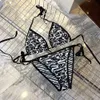 2024 Summer Bikini Swim Beach 2 Separate Swimwear Women's Designer Clothing Classic Fashion Sexy Letter Print Bikini