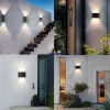 Wasserdichte LED-Wandleuchte 2W-10W, Aluminium-Up/Down-Innen-Außenbeleuchtung für Garten, Veranda, Schlafzimmer, Treppen LL