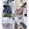 Robes d'été femmes Mini jupe Haruku mode coréenne doux mignon Kawaii jupe fille taille haute Plaid jupe plissée fille