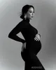 Vestidos de maternidade para poshoot gravidez mulheres bodycon maxi roupas longas para grávida pogal babyshower adereços 240228