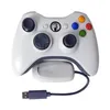 PC/PS3/Xbox 360 Konsolu için en kaliteli kablosuz gamepad joystick xbox360 2.4g kablosuz joypad oyun denetleyicileri perakende ambalaj dropship ile logoya sahiptir