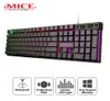 Gaming Keyboard Wired Gamer keyboards With RGB Backlit 104 Rubber Keycaps Russian Ergonomic USB Keyboard For PC Laptop3266495