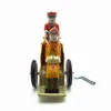 Rolig vuxensamling Retro Wind Up Toy Metal Tin Rickshaw Tricycle Driver Car Clockwork Toy Figure Model Vintage Toy Gift 240307