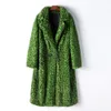 Chain 2024 Autumn/Winter New Genuine Fur For Women's Leisure Loose Long Full Mink Coat 635454