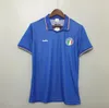 1982 Italys Retro Soccer Jersey 1990 1996 1998 2000 Football à domicile 1994 Maldini Baggio Donadoni Schillaci Totti del Piero 2006 Pirlo Inzaghi Buffon