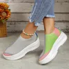 Casual Shoes Spring And Summer Women Mesh Running Breathable Canvas Versatile Thick Sole Fashion Sneakers