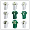 الرجال المخصصون للنساء شباب أوكلاند''Stlecs''jersey 28 ماني بينا 56 Jimenez Aledmys Diaz Rickey Henderso Domingo Acevedo 99 Jesus Aguilar 15 Seth Brown Baseball Jerseys