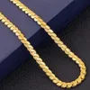 Europa Verenigde Staten buitenlandse handel aanbod heren ketting 18K goud vergulde sleutelbeen ketting hiphop sieraden164Y