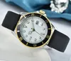 Mens Watch Designer Relógios 40mm Movimento Dial Automático Moda Estilo Clássico Aço Inoxidável Preto Amarelo Luminoso Cerâmica Relógios de Pulso