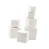 Sacchetti per gioielli 5 pezzi/lotto piccola scatola di carta confezione regalo bomboniera cartone marrone Kraft