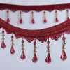 12Meter Diamanten Kraal Hanger Opknoping Kant Stof Trim Lint Voor Gordijnen Bruiloft Versieren Kleding Naaien DIY294T