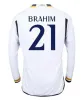 23/24 Maillot de football BELLINGHAM à manches longues du Real Madrid 2023 MODRIC ALABA VINI JR chemise RODRYGO VALVERDE TCHOUAMENI ARDA GULER K