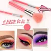 Docolor Pinceles de maquillaje Set 10 Unids Cara de ojos Base cosmética en polvo Rubor Sombra de ojos Kabuki Mezcla Maquillaje Pincel Herramientas de belleza 240301