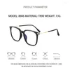 Lunettes de soleil Cadres Lunettes de mode rétro Ultra Light TR90 Spectacle Optique Lunettes de prescription Cadre transparent Homme Femme Luxe