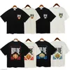 Top CraftsManship Rhude Mens T Shirts Summer Fashion Designer Tshirts Street Casual Short Sleeve Beach Style Tees Cotton Printing Shirt 7ap4