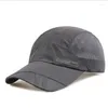 Ball Caps Sneldrogende zonnehoed voor heren en dames Outdoor Mesh Ademende pet met klep