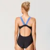 Badkläder Syrokan tryckt kvinnor atletiska en bit baddräkt öppen baksida sport Swimwear Monokini Beachwear Bathing Suits 2022 Print
