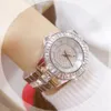 Diamanten Horloges Vrouwen Beroemde Gouden Mode Keramische ClockWrist Dame Quartz Horloge Dames Stalen Vrouwelijke Klok Relojes Para Mujer Polsw227U